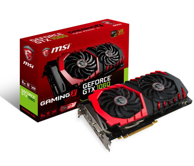 MSI GeForce GTX 1060 GAMING X 6GB GDDR5